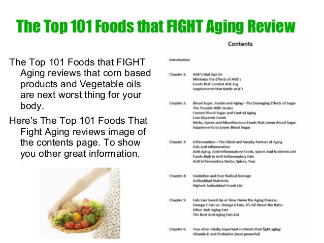 101 foods that fight aging